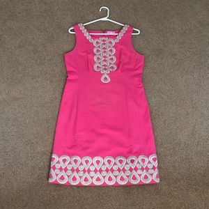 Lilly Pulitzer coral A-line dress size 8